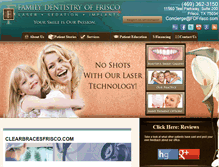 Tablet Screenshot of friscobraces.org